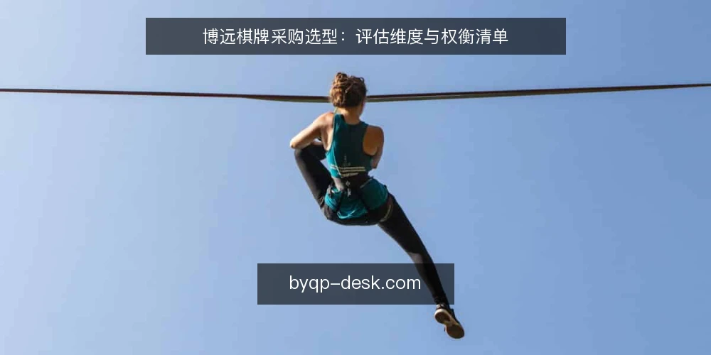 博远棋牌采购选型：评估维度与权衡清单 — 先定评估范围：采购前要回答的三个问题 配图